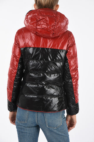 Full Zip Two-Tone ARLENE Down Jacket