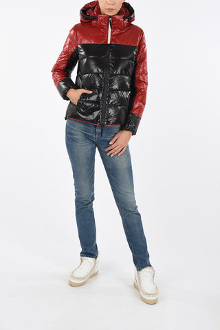 Full Zip Two-Tone ARLENE Down Jacket
