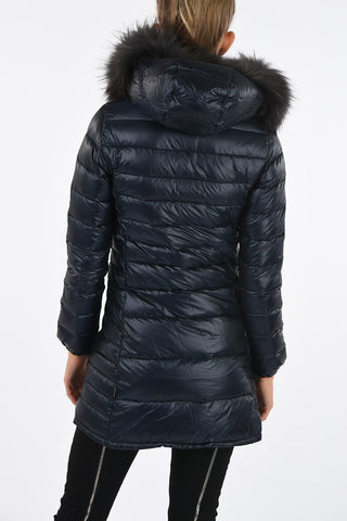 Seven-Eights Length Real fur Insert OCIROE Down Jacket
