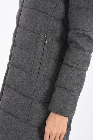 Full Zip Virgin Wool SHAYLA Down Jacket