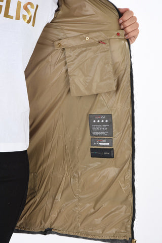 Full Zip Virgin Wool SHAYLA Down Jacket