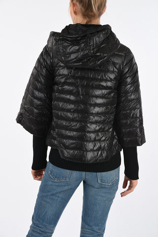 Knit Insert Cappa CLIONA Down Jacket