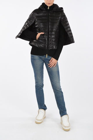 Knit Insert Cappa CLIONA Down Jacket