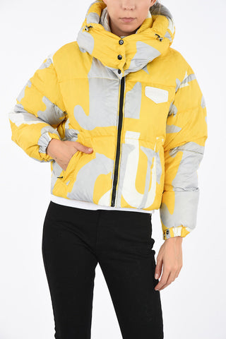 Waist Length Camouflage WS001 PRINT Down Jacket