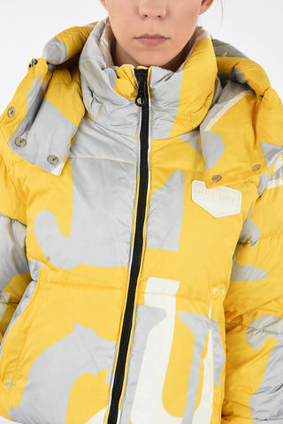 Waist Length Camouflage WS001 PRINT Down Jacket