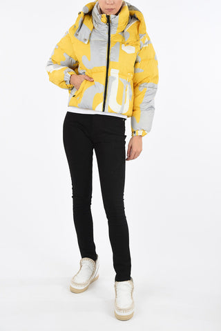 Waist Length Camouflage WS001 PRINT Down Jacket