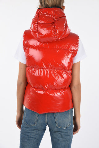 Hooded Sleeveless WV003 SENZA SPUGNA Down Jacket
