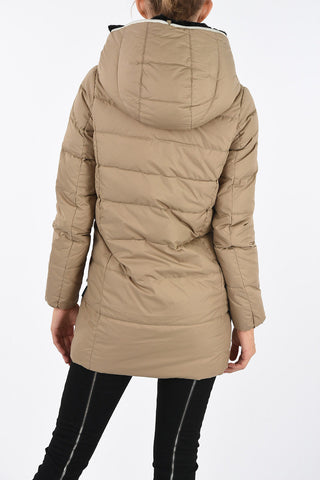 Real Fur Insert Three-Quarter Length CARYSDUE Down Jacket