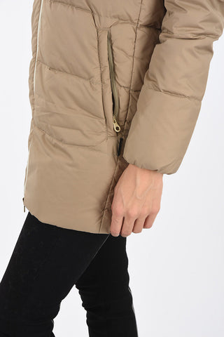 Real Fur Insert Three-Quarter Length CARYSDUE Down Jacket