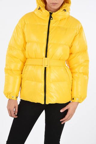 Crotch Length HEZE OUTERWEAR Down Jacket with Belt