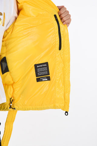 Crotch Length HEZE OUTERWEAR Down Jacket with Belt