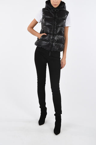 Hooded Sleeveless FEBE Down Jacket
