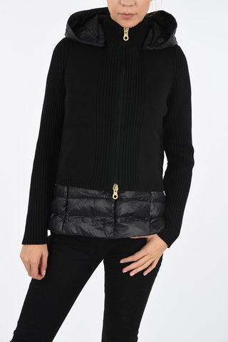 Knit Insert Sleeveless BRONWEN Down Jacket