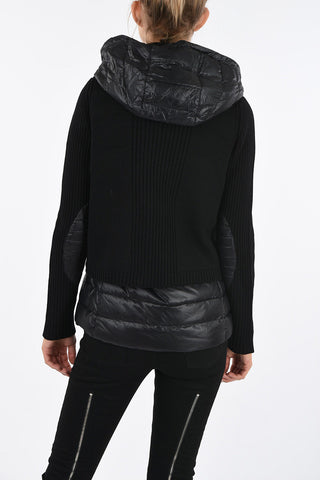 Knit Insert Sleeveless BRONWEN Down Jacket