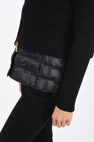 Knit Insert Sleeveless BRONWEN Down Jacket