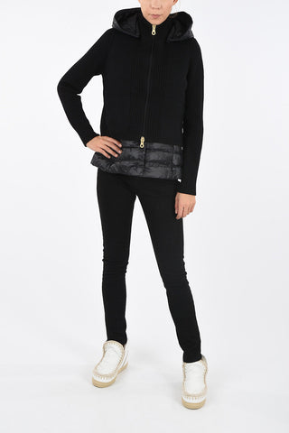 Knit Insert Sleeveless BRONWEN Down Jacket