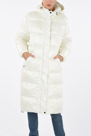 Longline Length Hooded LONGWOMAN01 Down Jacket