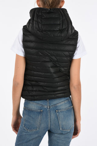 Leather Sleeveless MIRMEXDUE Down Jacket