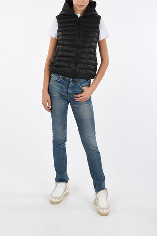 Leather Sleeveless MIRMEXDUE Down Jacket
