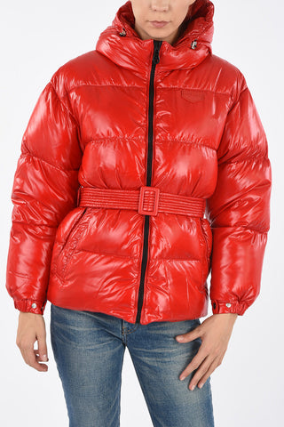 Down Jacket HEZE with Belt