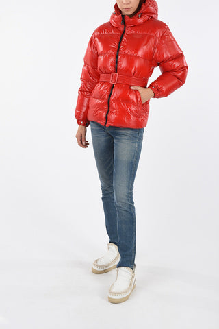 Down Jacket HEZE with Belt