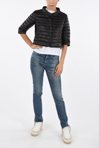 Waist Length 3/4 Sleeve ELENA Down Jacket