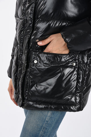 Crotch Length Snap Button WS016 SENZA SPUGNA Down Jacket