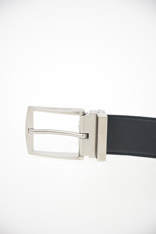 GIORGIO ARMANI 40mm Leather Barb Belt