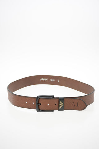 ARMANI JEANS 40mm Leather Barb Belt
