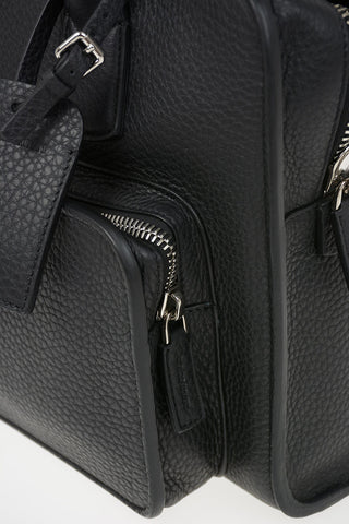 GIORGIO ARMANI Embossed Leather Briefcase
