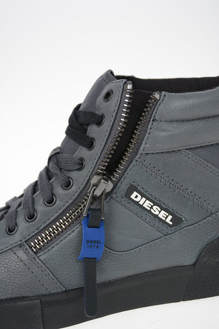Leather DVELOWS Sneakers with Side Zip Closure