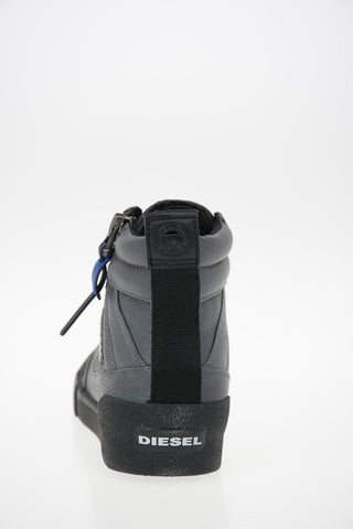 Leather DVELOWS Sneakers with Side Zip Closure