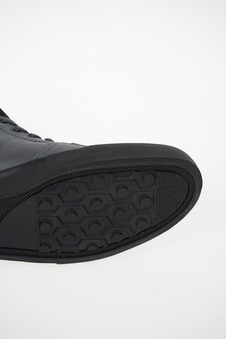 Leather DVELOWS Sneakers with Side Zip Closure