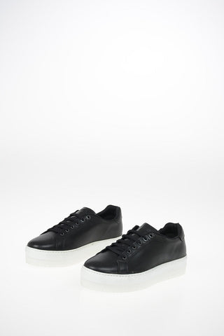 Leather Sneakers ANDYES with Platform