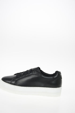 Leather Sneakers ANDYES with Platform