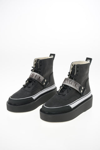 Leather Sneakers SCIROCCO with Platform