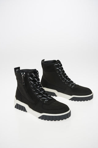 Sneakers in Pelle RUA con Zip Laterale