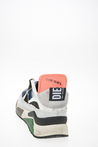 Leather and Fabric S-BRENTHA DEC Pull On Sneakers