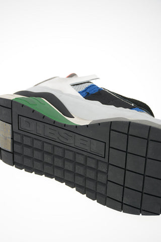 Leather and Fabric S-BRENTHA DEC Pull On Sneakers