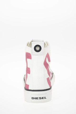 Canvas  S-ASTICO MC High-Top Sneakers with Glittery Details