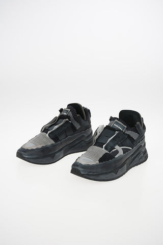 Sneakers Pull On BRENTHA in Pelle e Tessuto