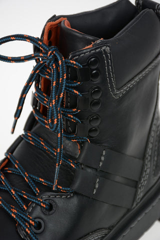 Used Effect Leather 80S VIBE HIKEB Hiking Boots