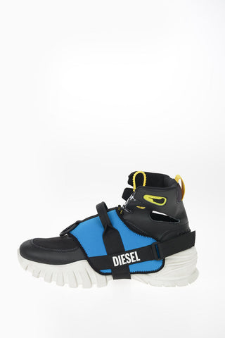 Fabric and Leather SHARQUEZ Pull On Sneakers