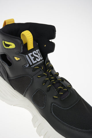 Fabric and Leather SHARQUEZ Pull On Sneakers
