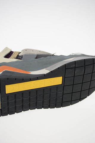 Sneakers Pull On BRENTHA in Pelle e Tessuto
