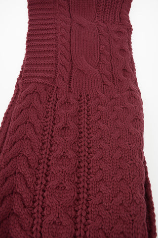 cable knit K-ALBA Scarf