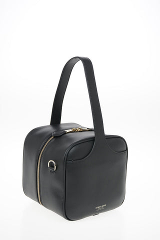 GIORGIO ARMANI Leather Top Handle Bag