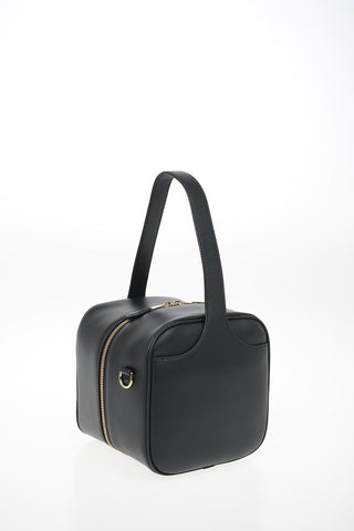 GIORGIO ARMANI Leather Top Handle Bag
