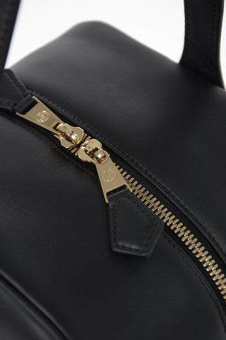 GIORGIO ARMANI Leather Top Handle Bag