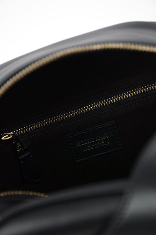 GIORGIO ARMANI Leather Top Handle Bag